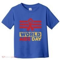 World Aids Day Support Awareness Fight Together Gift Toddler T-Shirt thumb 0