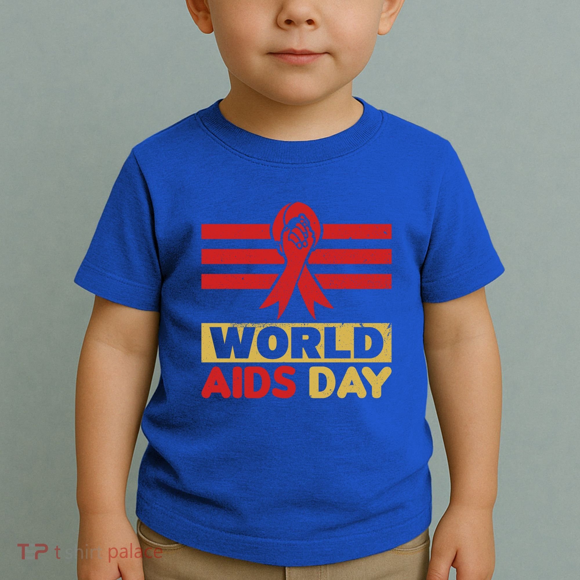 World Aids Day Support Awareness Fight Together Gift Toddler T-Shirt