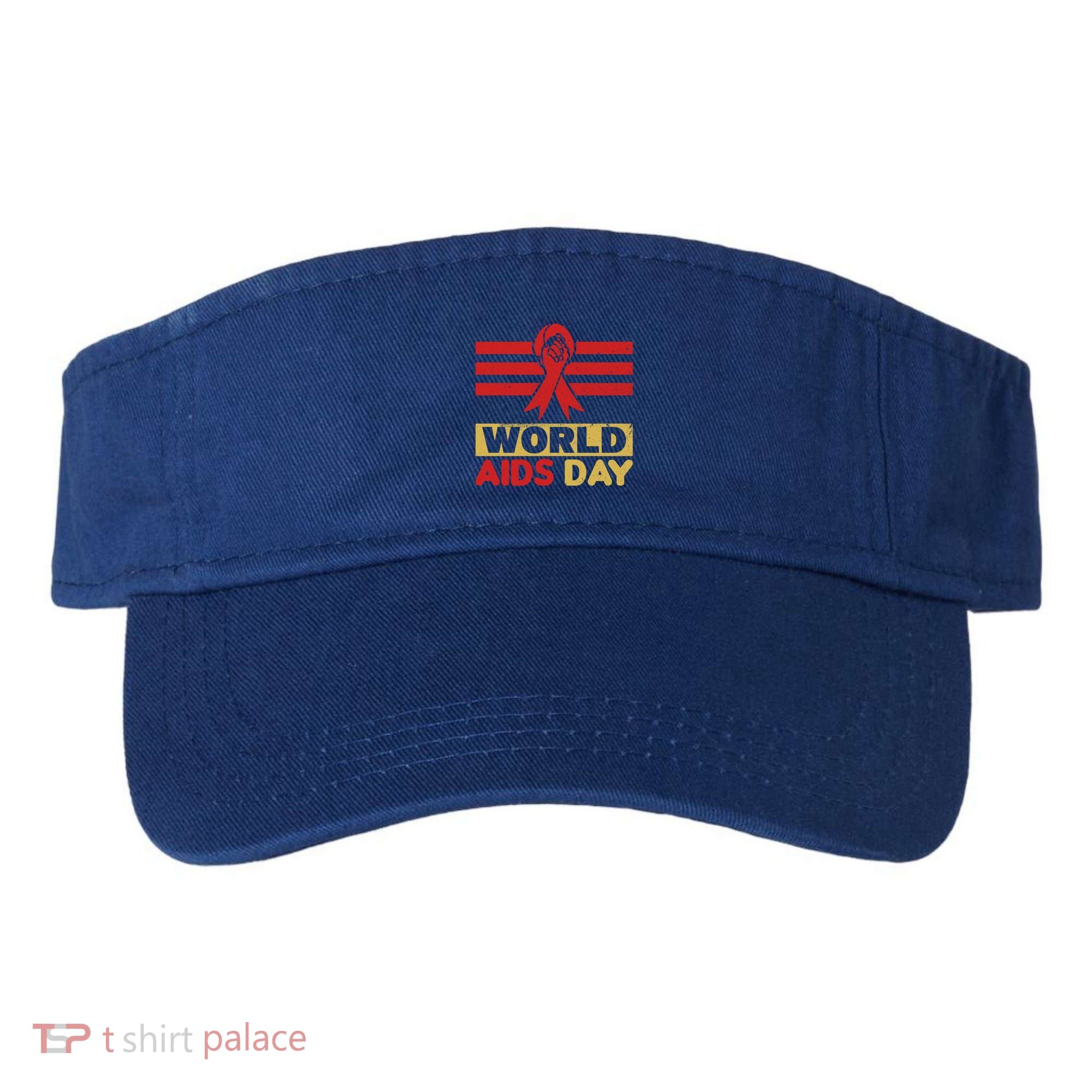 World Aids Day Support Awareness Fight Together Gift Visor