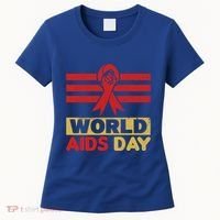 World Aids Day Support Awareness Fight Together Gift Women's T-Shirt thumb 0
