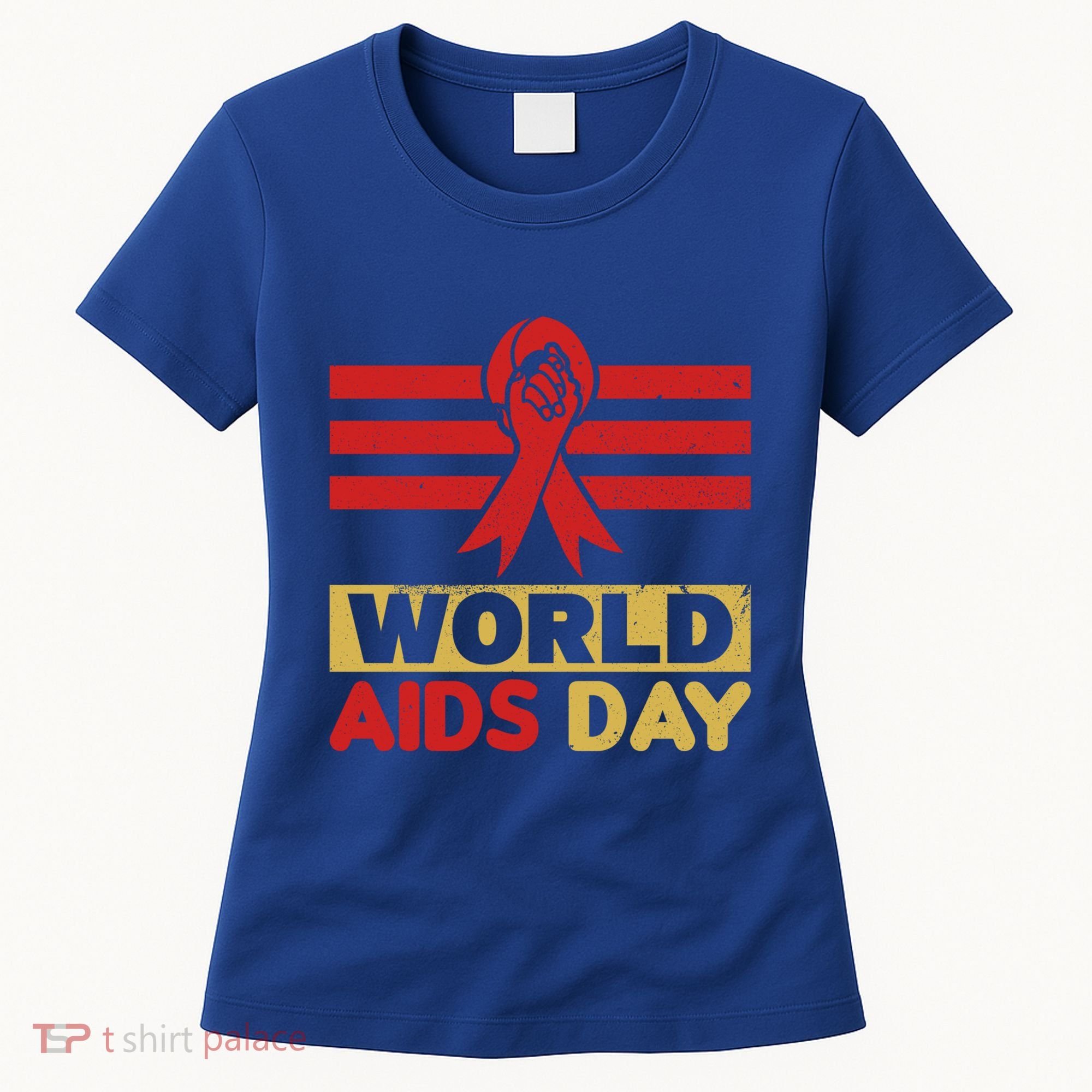 World Aids Day Support Awareness Fight Together Gift Women's T-Shirt