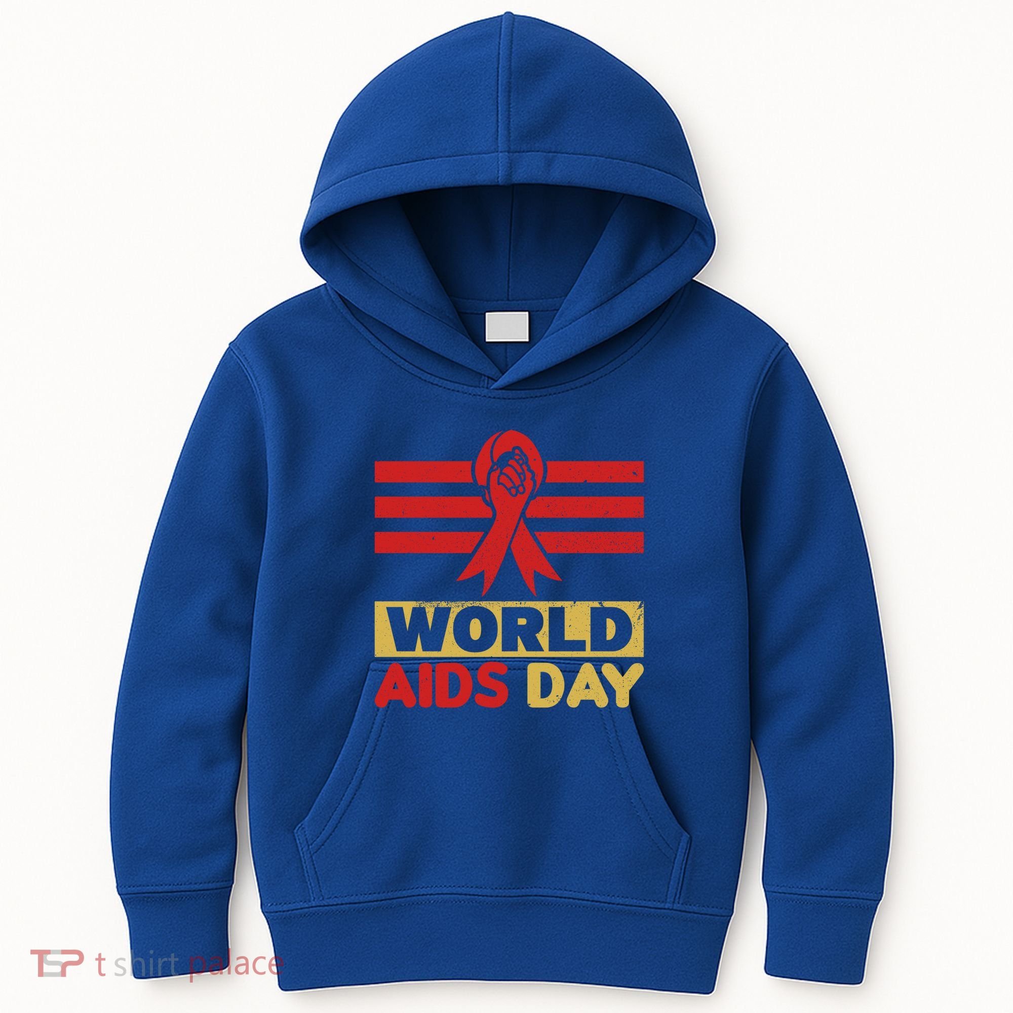 World Aids Day Support Awareness Fight Together Gift Kids Hoodie