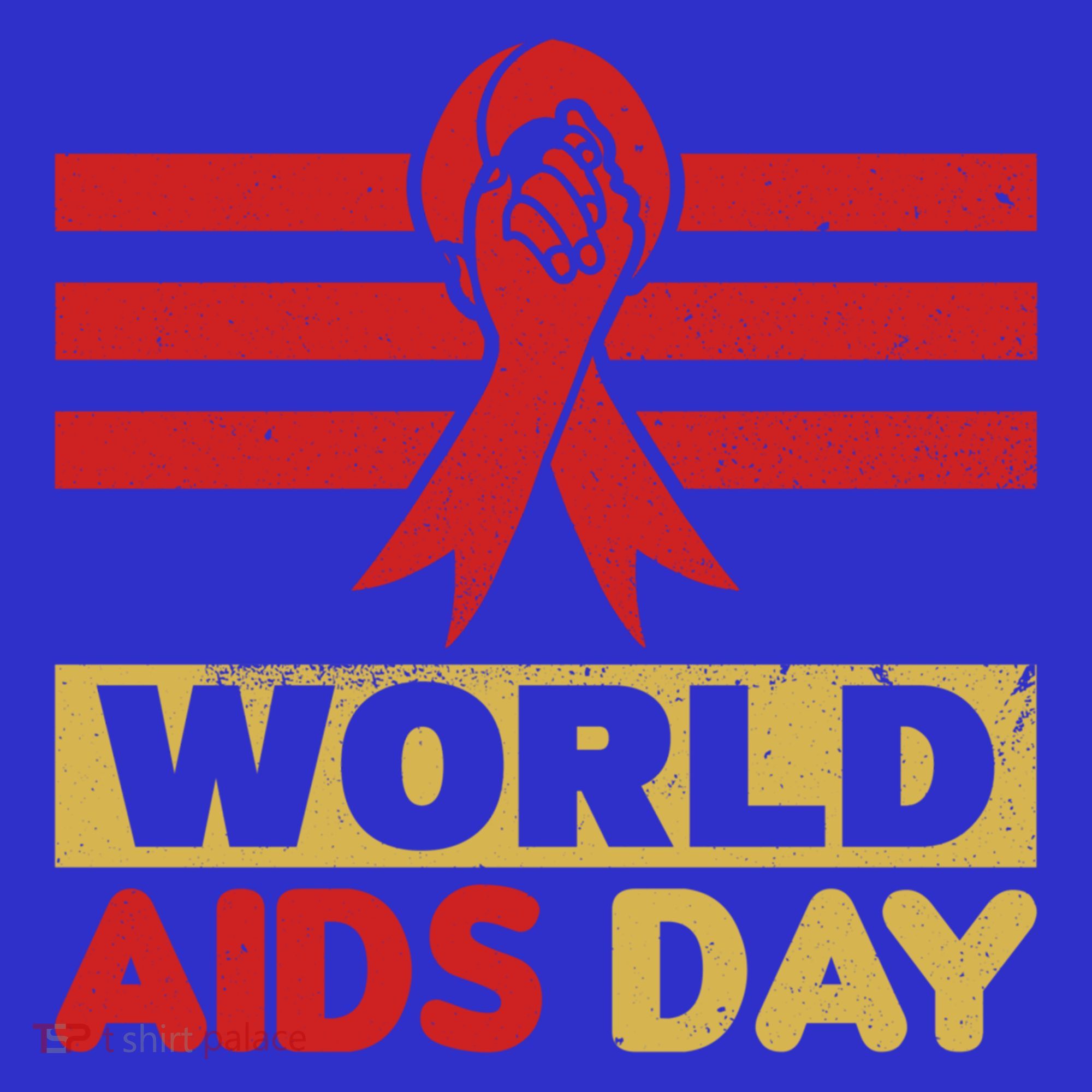 World Aids Day Support Awareness Fight Together Gift Kids Hoodie