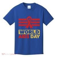World Aids Day Support Awareness Fight Together Gift Kids T-Shirt thumb 0
