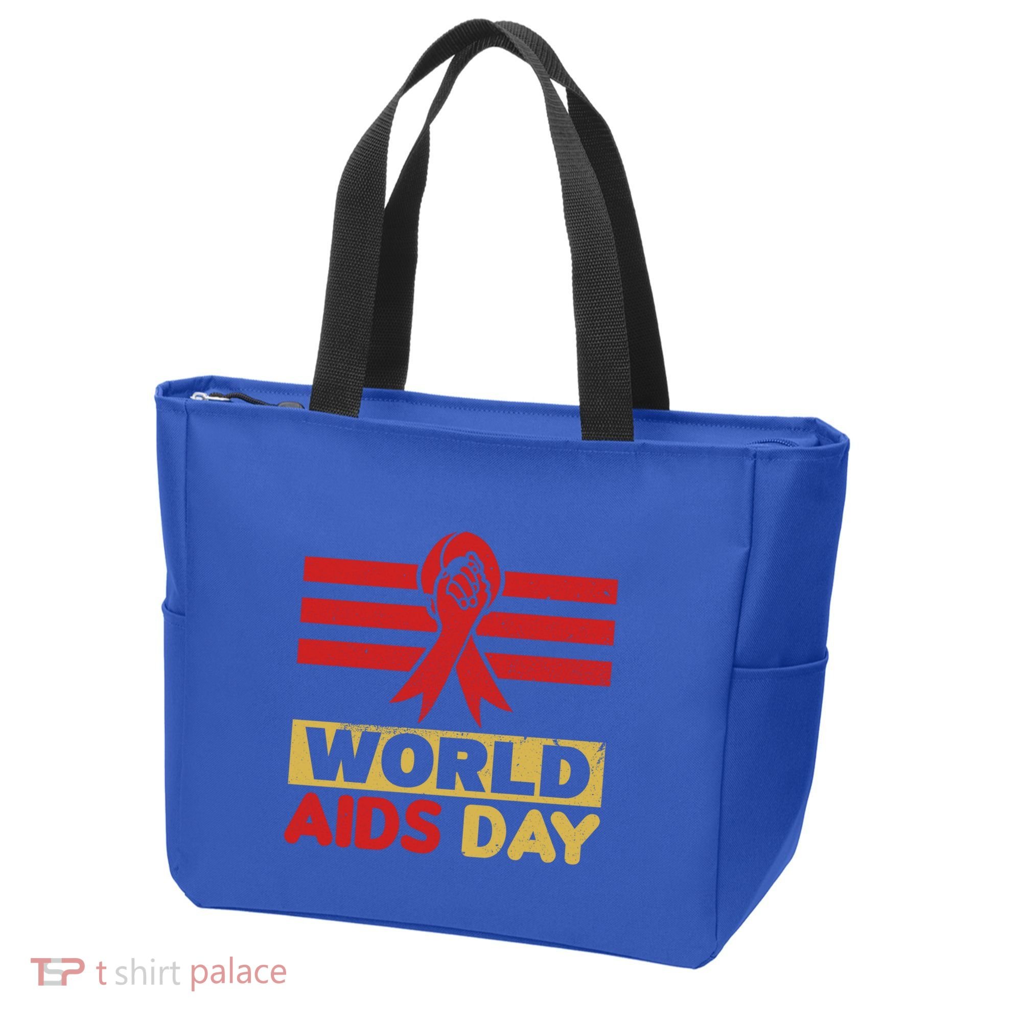 World Aids Day Support Awareness Fight Together Gift Tote Bag