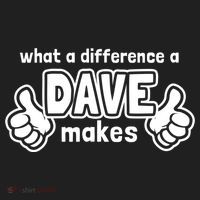 What A Difference A Dave Makes Gift Funny Saying David Gift Women's Sweatshirt thumb 2