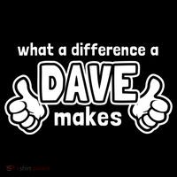 What A Difference A Dave Makes Gift Funny Saying David Gift Pajama Set thumb 2