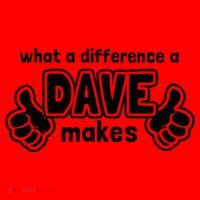 What A Difference A Dave Makes Gift Funny Saying David Gift Santa Hat thumb 1