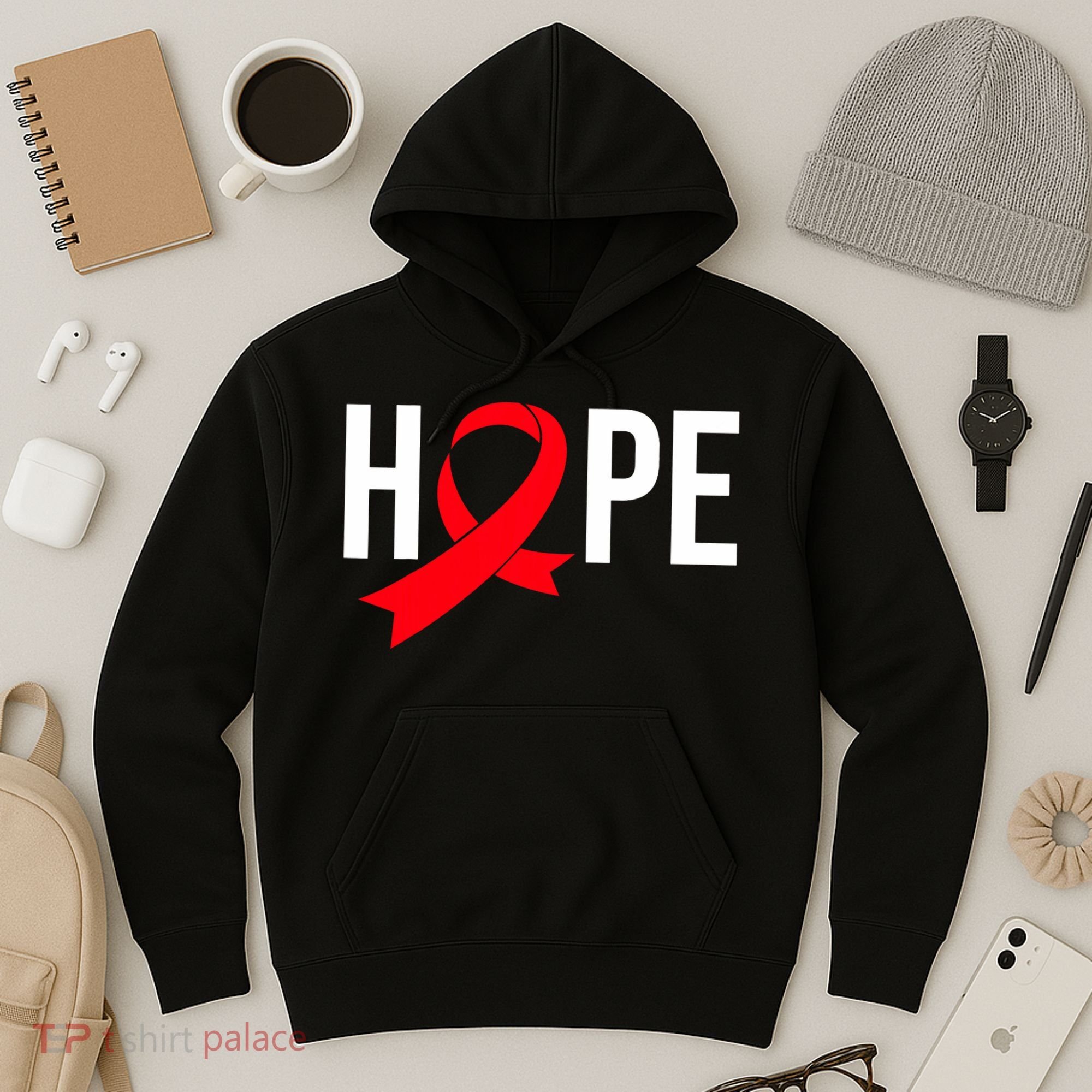 World Aids Day Costume Aids Hope Hivaids Awareness Hoodie