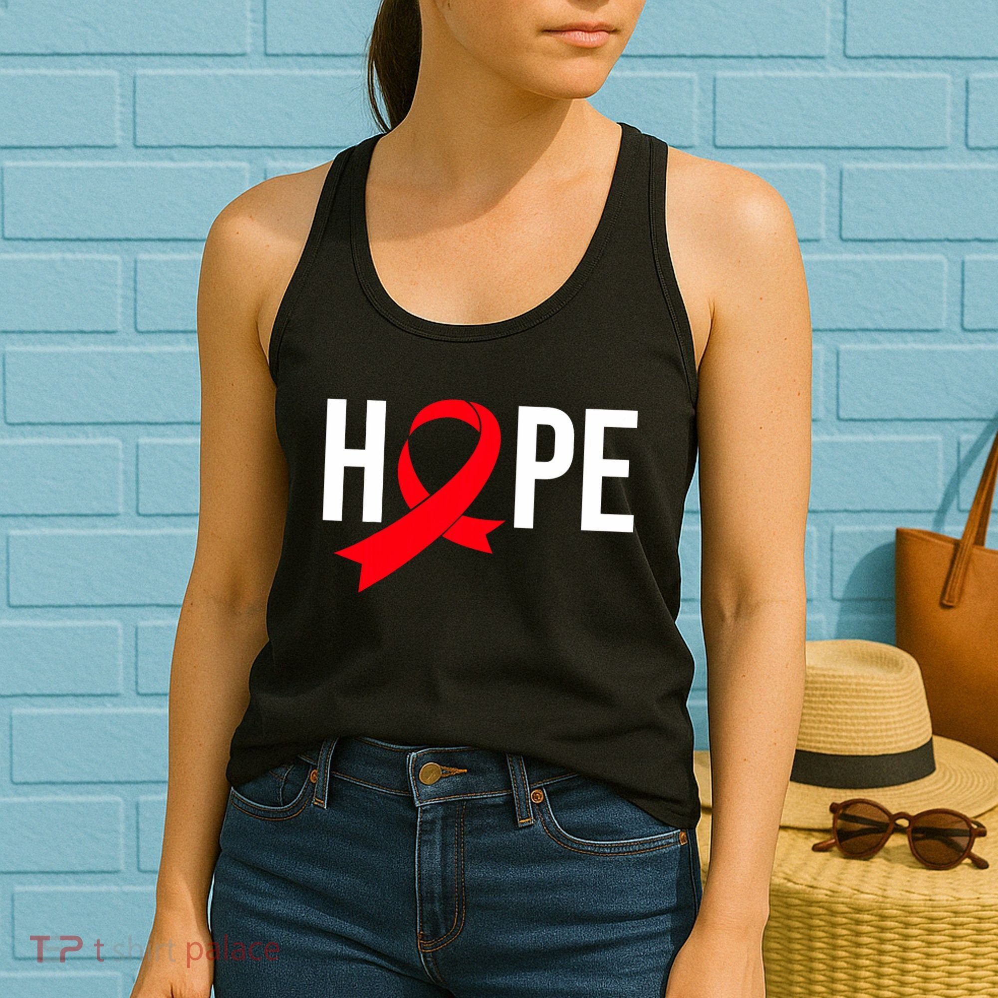 World Aids Day Costume Aids Hope Hivaids Awareness Women's Tank Top