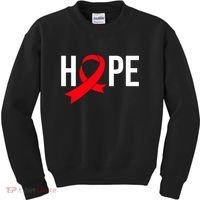 World Aids Day Costume Aids Hope Hivaids Awareness Kids Sweatshirt thumb 0
