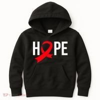 World Aids Day Costume Aids Hope Hivaids Awareness Kids Hoodie thumb 0