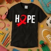 World Aids Day Costume Aids Hope Hivaids Awareness Kids T-Shirt thumb 3
