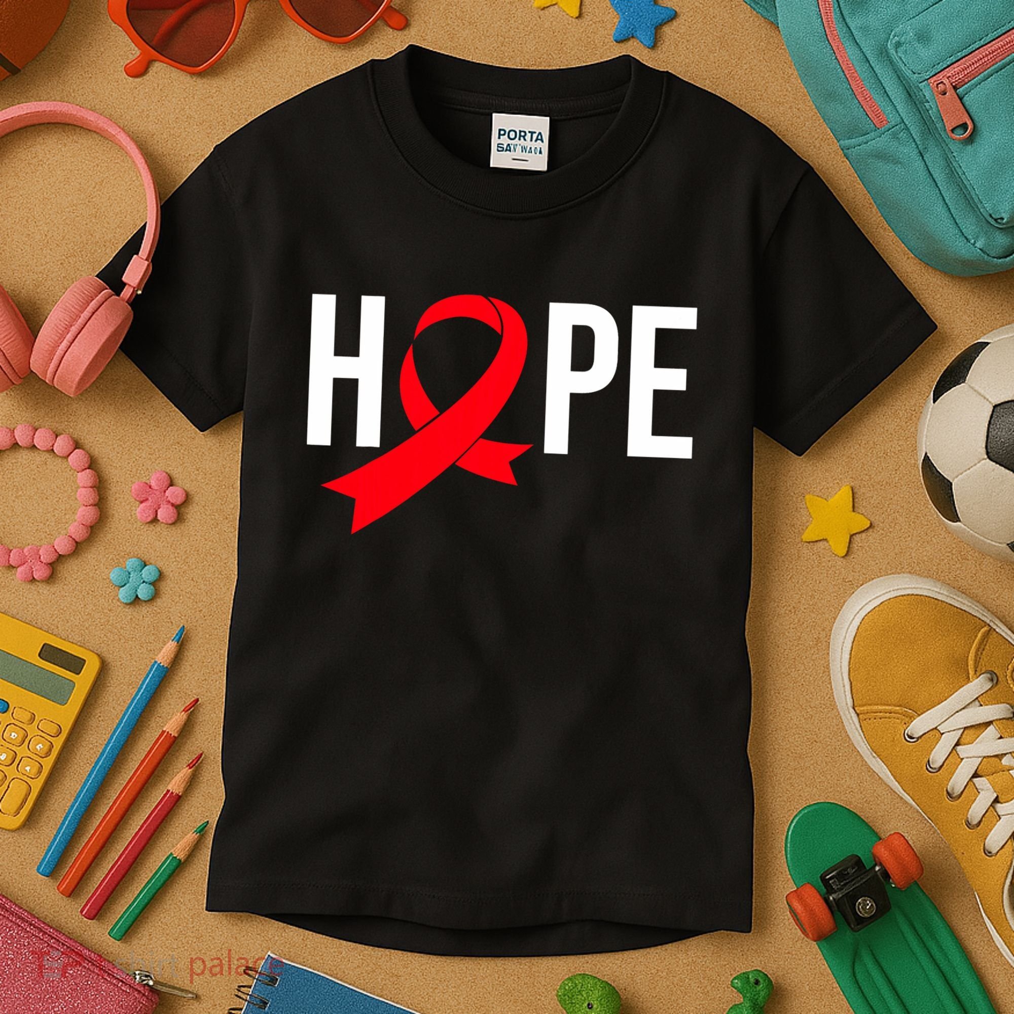 World Aids Day Costume Aids Hope Hivaids Awareness Kids T-Shirt