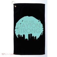 We Are Dayton Strong Golf Towel thumb 0