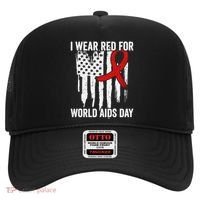 World Aids Day Hope Hiv Red Ribbon Aids Awareness Matching Cool Gift Hat thumb 0