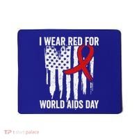 World Aids Day Hope Hiv Red Ribbon Aids Awareness Matching Cool Gift Mousepad thumb 0