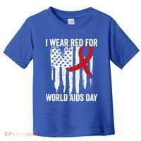 World Aids Day Hope Hiv Red Ribbon Aids Awareness Matching Cool Gift Toddler T-Shirt thumb 0