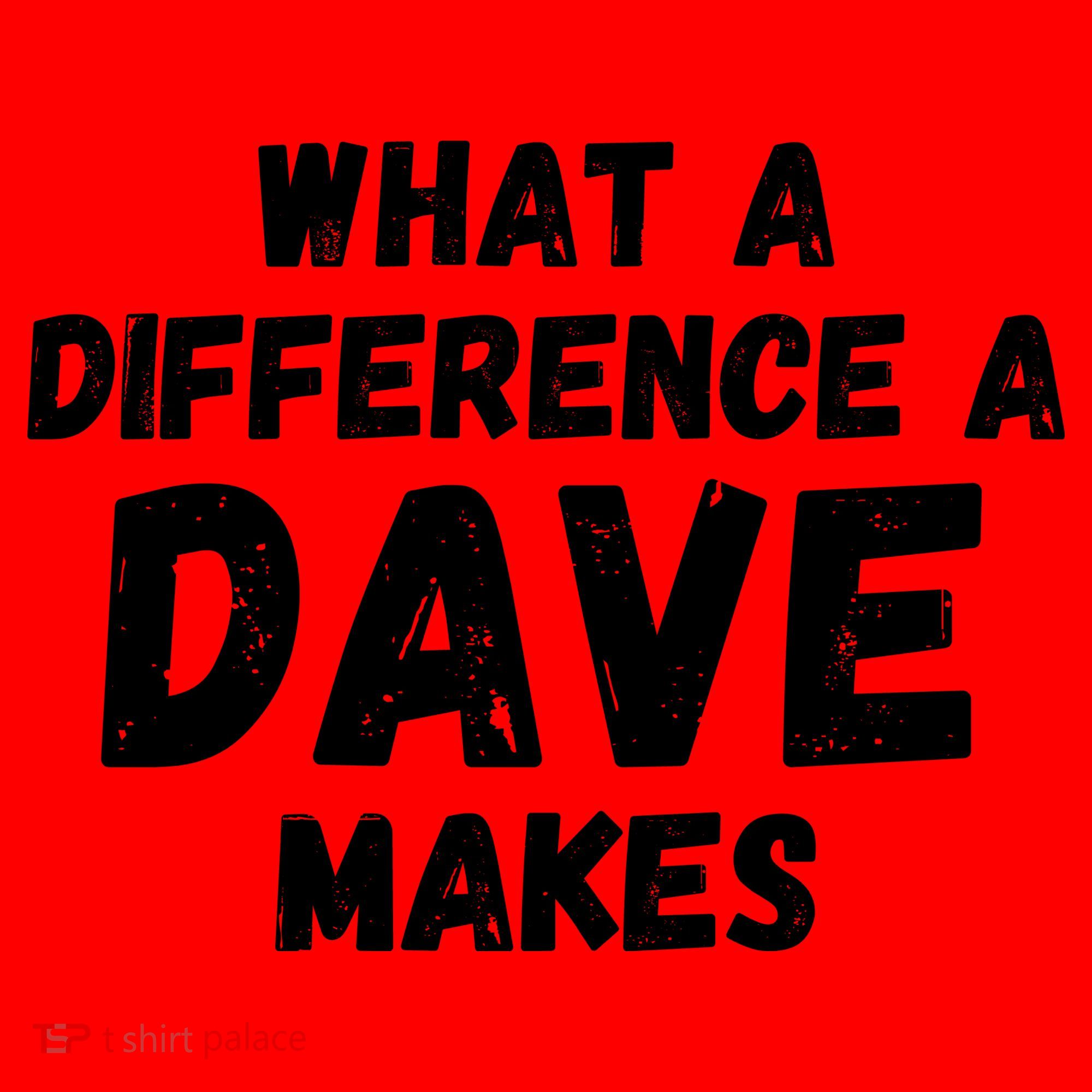 What A Difference A Dave Makes Funny Santa Hat