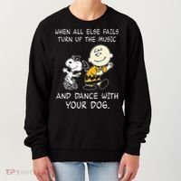 When All Else Fails Turn Up The Music & Dance With Your Dog Women's Sweatshirt thumb 0