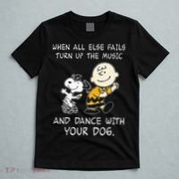 When All Else Fails Turn Up The Music & Dance With Your Dog T-Shirt thumb 5