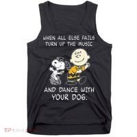 When All Else Fails Turn Up The Music & Dance With Your Dog Tank Top thumb 0