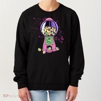 Weirdcore Aesthetic Eyeball Bubble Gumball Machine Halloween Women's Sweatshirt thumb 0