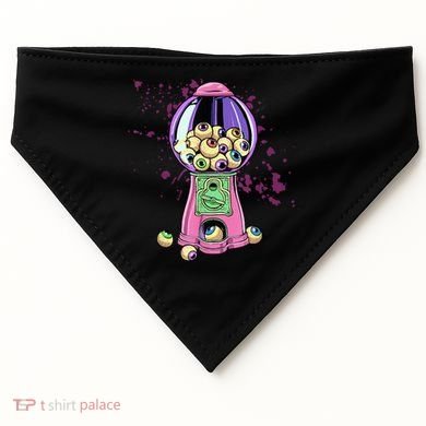 Weirdcore Aesthetic Eyeball Bubble Gumball Machine Halloween USA-Made Doggie Bandana