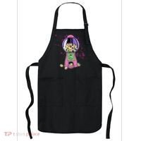 Weirdcore Aesthetic Eyeball Bubble Gumball Machine Halloween Apron thumb 0