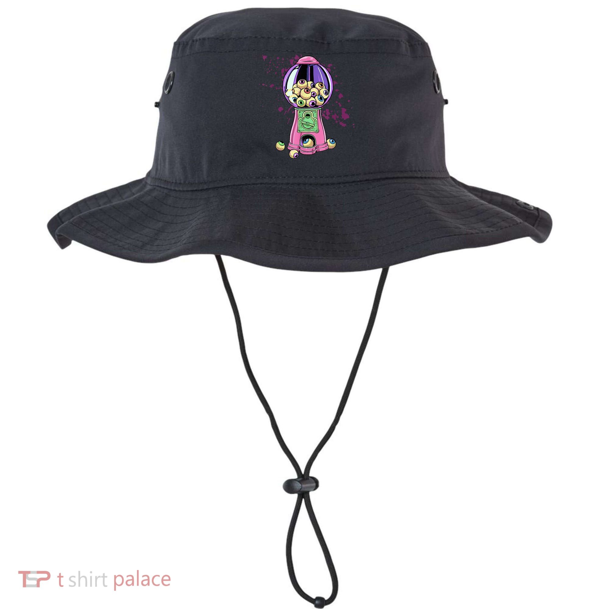Weirdcore Aesthetic Eyeball Bubble Gumball Machine Halloween Bucket Hat