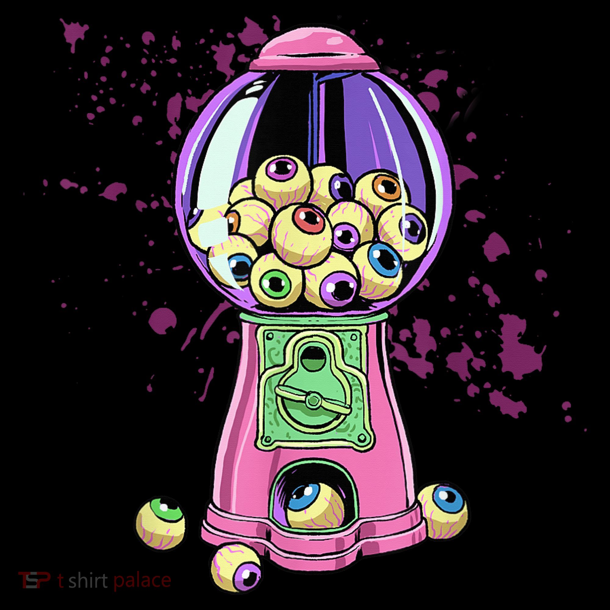 Weirdcore Aesthetic Eyeball Bubble Gumball Machine Halloween Women's Hoodie
