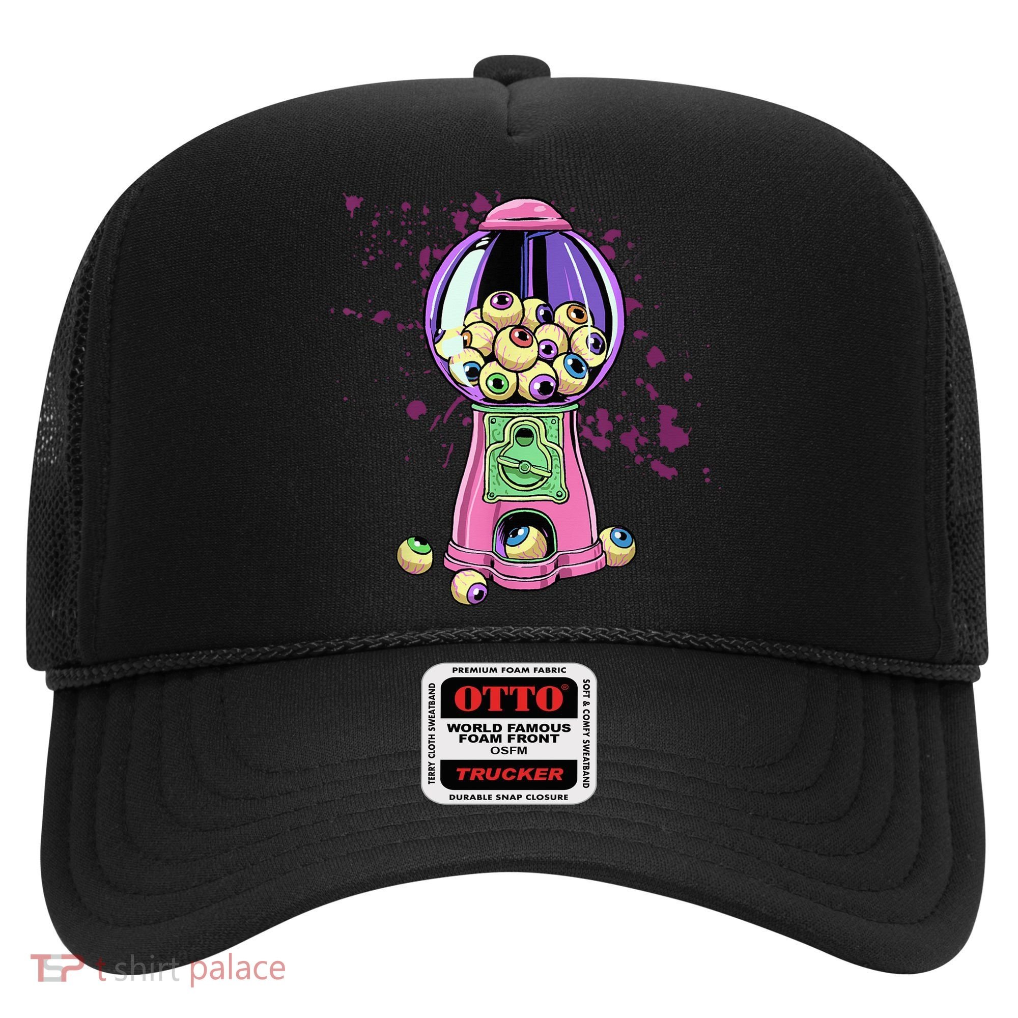 Weirdcore Aesthetic Eyeball Bubble Gumball Machine Halloween Hat