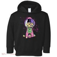 Weirdcore Aesthetic Eyeball Bubble Gumball Machine Halloween Toddler Hoodie thumb 0