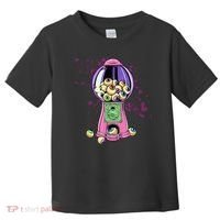 Weirdcore Aesthetic Eyeball Bubble Gumball Machine Halloween Toddler T-Shirt thumb 0