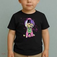 Weirdcore Aesthetic Eyeball Bubble Gumball Machine Halloween Toddler T-Shirt thumb 2