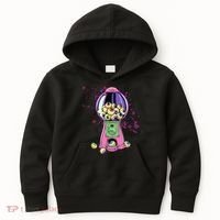 Weirdcore Aesthetic Eyeball Bubble Gumball Machine Halloween Kids Hoodie thumb 0