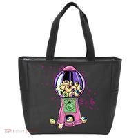 Weirdcore Aesthetic Eyeball Bubble Gumball Machine Halloween Tote Bag thumb 0