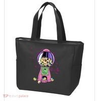 Weirdcore Aesthetic Eyeball Bubble Gumball Machine Halloween Tote Bag thumb 3