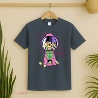 Weirdcore Aesthetic Eyeball Bubble Gumball Machine Halloween T-Shirt thumb 2