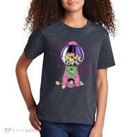 Weirdcore Aesthetic Eyeball Bubble Gumball Machine Halloween Kids T-Shirt thumb 2