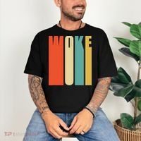 Woke Af Extremely Woke In Retro 60s Style Comfort Colors T-Shirt thumb 3