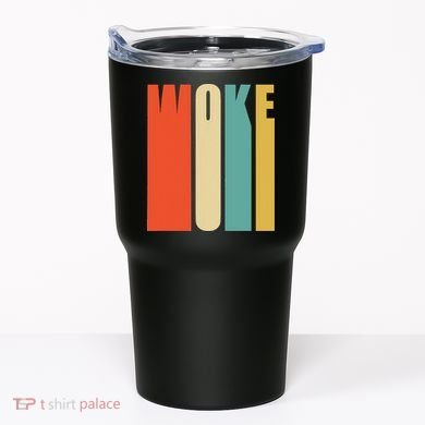 Woke Af Extremely Woke In Retro 60s Style Tumbler