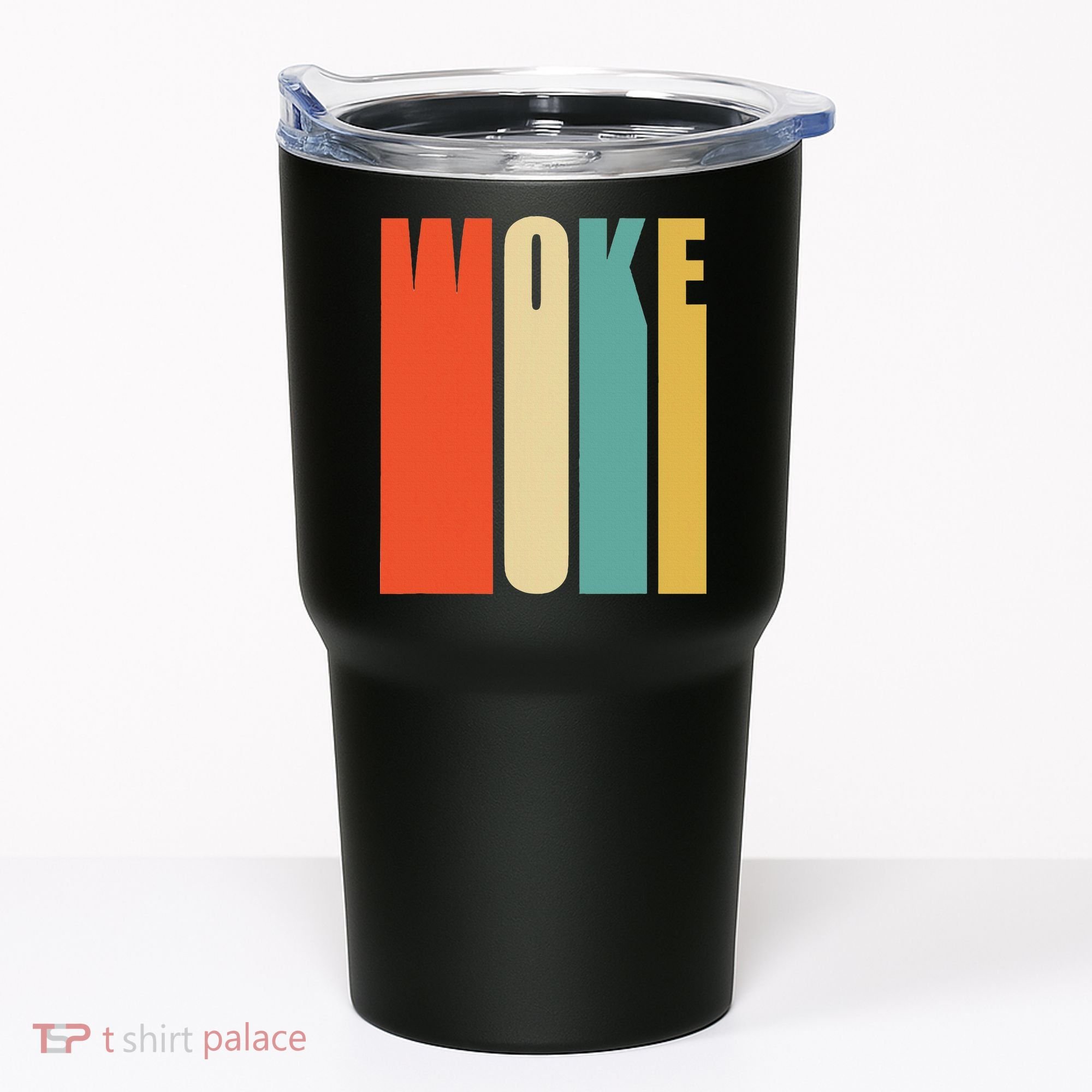 Woke Af Extremely Woke In Retro 60s Style Tumbler