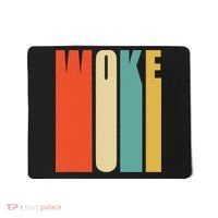 Woke Af Extremely Woke In Retro 60s Style Mousepad thumb 0