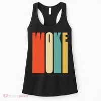Woke Af Extremely Woke In Retro 60s Style Women's Tank Top thumb 0