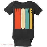 Woke Af Extremely Woke In Retro 60s Style Baby Bodysuit thumb 0