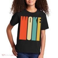 Woke Af Extremely Woke In Retro 60s Style Kids T-Shirt thumb 2