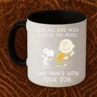 When All Else Fails Turn Up The Music & Dance With Your Dog Coffee Mug thumb 2