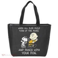 When All Else Fails Turn Up The Music & Dance With Your Dog Tote Bag thumb 0
