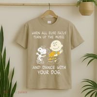 When All Else Fails Turn Up The Music & Dance With Your Dog T-Shirt thumb 2